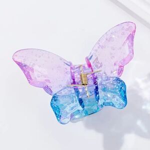 Y2K Vintage Butterfly Hair Claw Clip  Acrylic Thick Hair Women and Girls